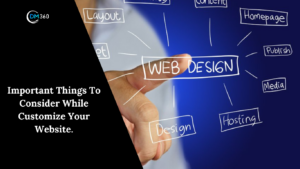 Customize Website.