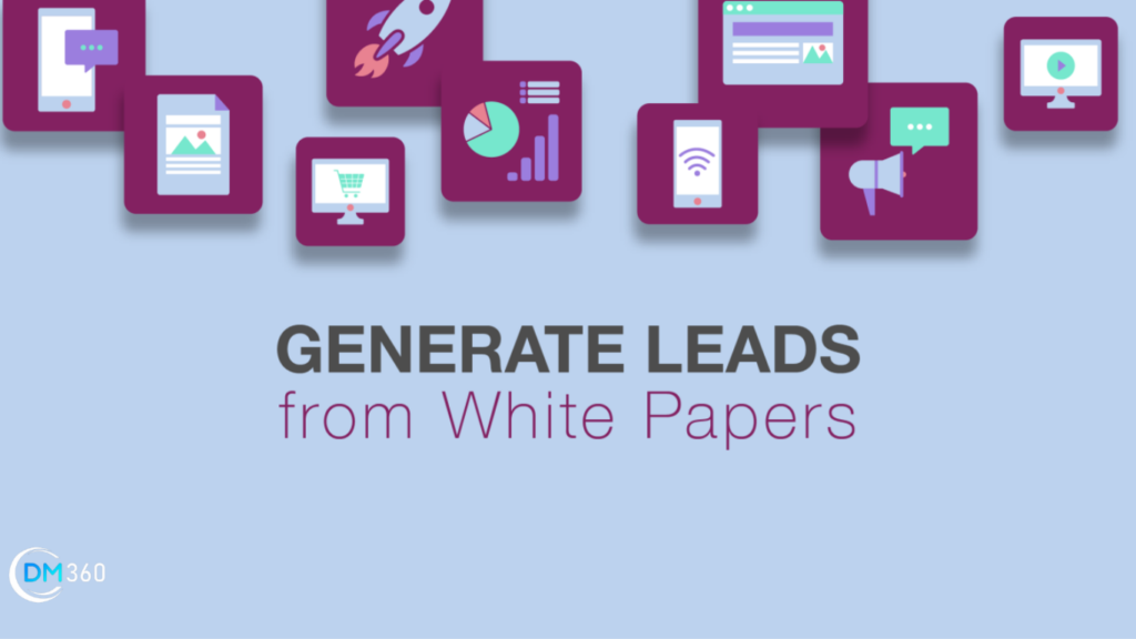 Sales leads are generated by whitepapers: 