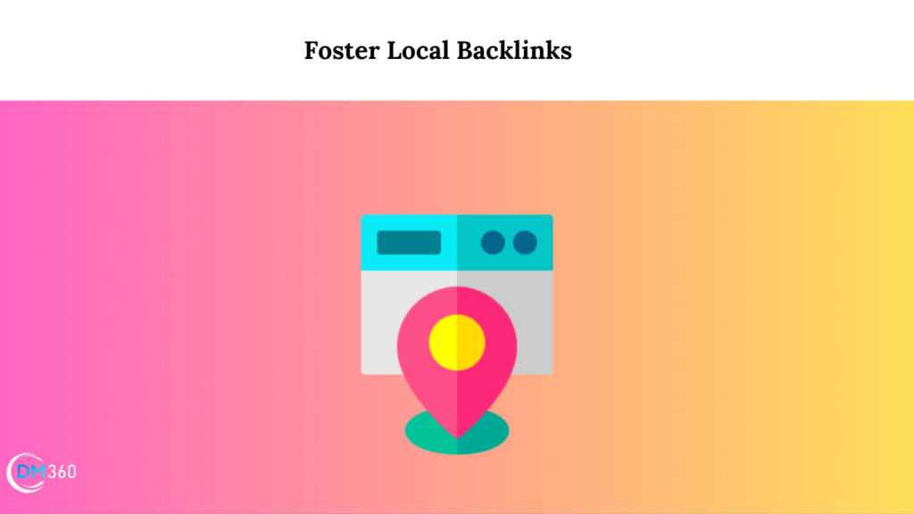 Foster Local Backlinks